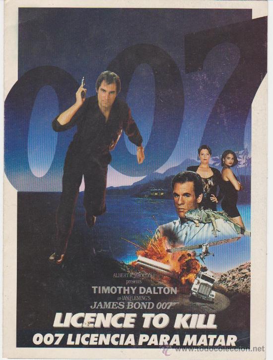 Cine: 007 Licencia para matar. - Foto 1