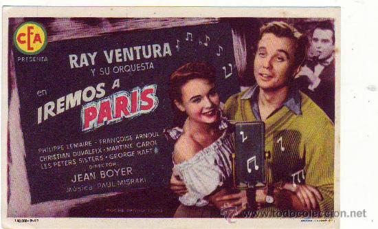 Cine: iremos a paris - ray ventura - Foto 1