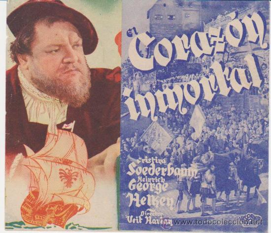 Cine: Coraz&oacute;n inmortal. Doble de Hispania Tobis. - Foto 1
