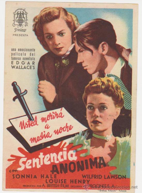 Cine: Sentencia an&oacute;nima. Sencillo de Procines. - Foto 1