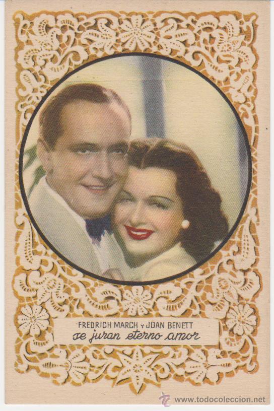 Cine: Fredrich March y Joan Benett. - Foto 1