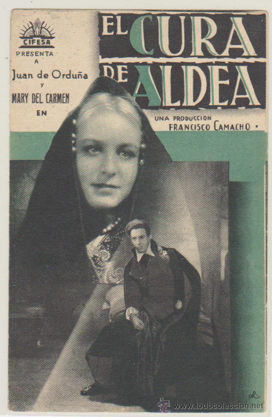 Cine: El Cura de Aldea. Sencillo de Cifesa. - Foto 1