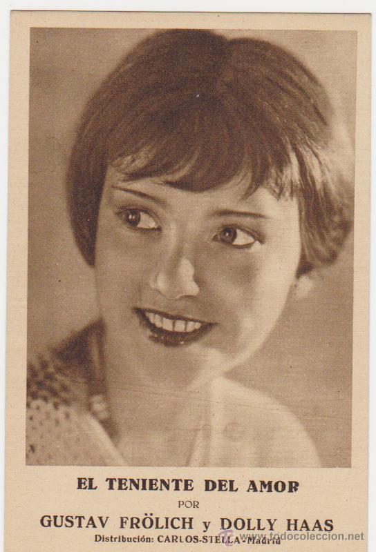 Cine: El Teniente del Amor. Tarjeta. - Foto 1