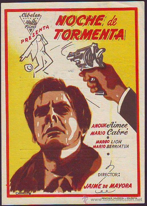 Cine: NOCHE DE TORMENTA CON PUBLICIDAD - Foto 1