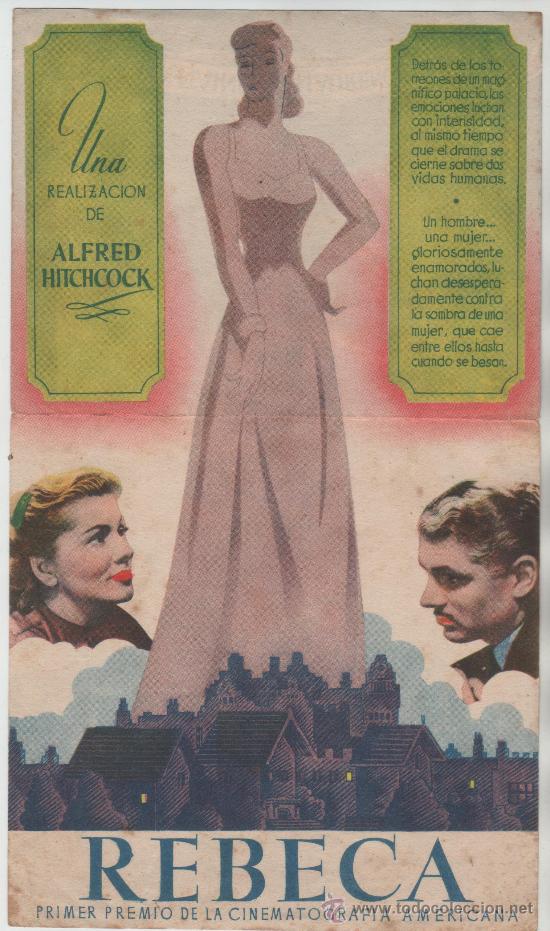 Cine: PROGRAMA DOBLE PELICULA REBECA DE ALFRED HITCHCOCK - Foto 1