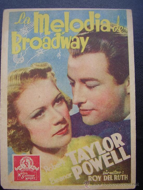 Cine: LA MELODIA DE BROADWAY, ROBERT TAYLOR - Foto 1