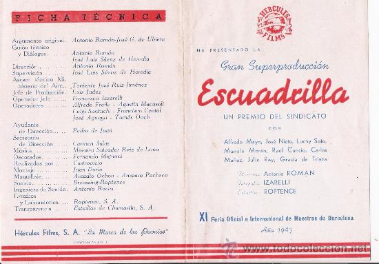 Cine: PROGRAMA DE CINE--- ESCUADRILLA - Foto 1