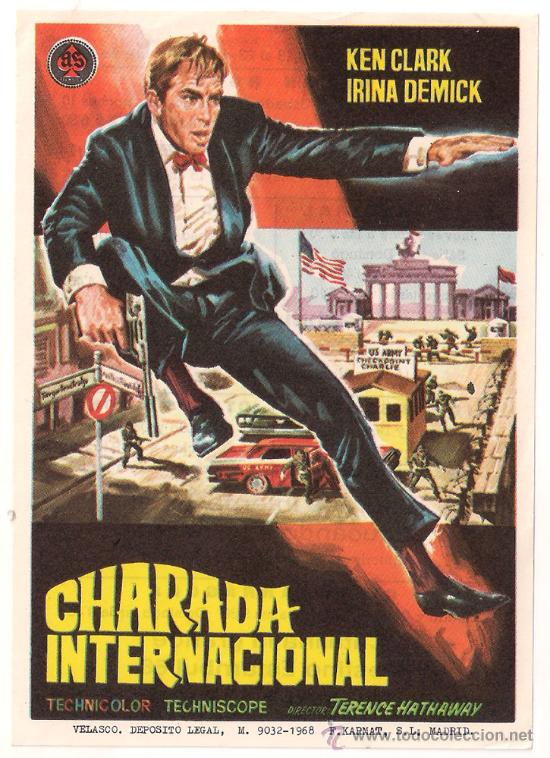 Kino: CHARADA INTERNACIONAL PROGRAMA SENCILLO AS KEN CLARK IRINA DEMICK