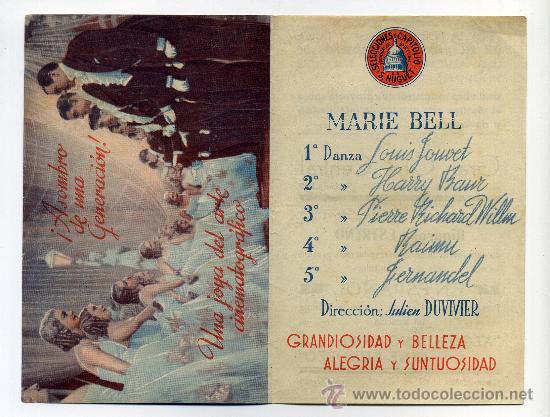 Cine: CARNET DE BAILE, con Fernandel. - Foto 2