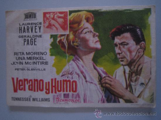 Kino: verano y humo mercurio- folleto de mano original estreno