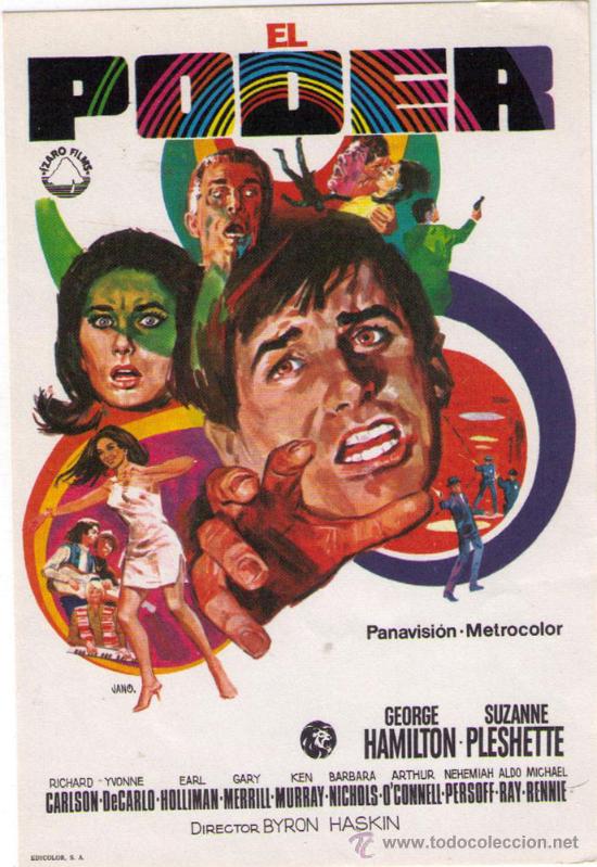 Cine: EL PODER - GEORGE HAMILTON - 1968 - SIN PUBLICIDAD - Foto 1