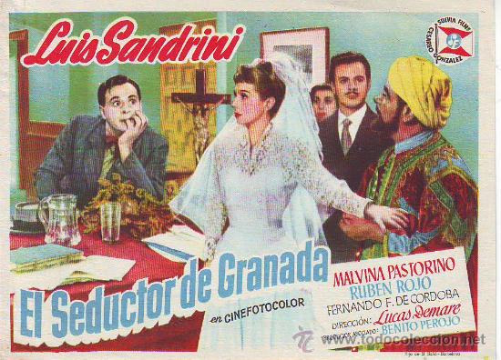 Cine: el seductor de granada - luis sandrini - Foto 1