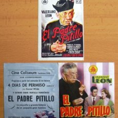 Cine: EL PADRE PITILLO - PELICULA DE 1954 PROTAGONIZADA POR VALERIANO LEÓN - CON PUBLICIDAD. Lote 29154367