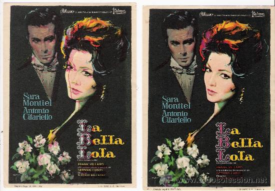 Cine: PROGRAMA DE CINE--LA BELLA LOLA (DEFECTOS) - Foto 1