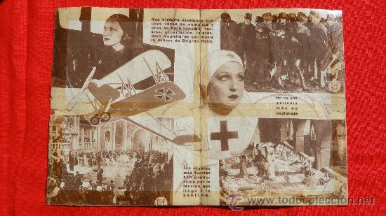 Cine: ESPIAS EN ACCION, PROGRAMA DOBLE ORIGINAL, BRIGITTE HELM, A&Ntilde;OS 30 SP - Foto 2