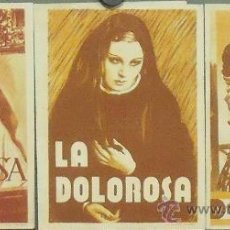 Cine: LA DOLOROSA COLECCION 3 PROGRAMA DOBLE PROCINES CINE ESPAÑOL ROSITA DIAZ