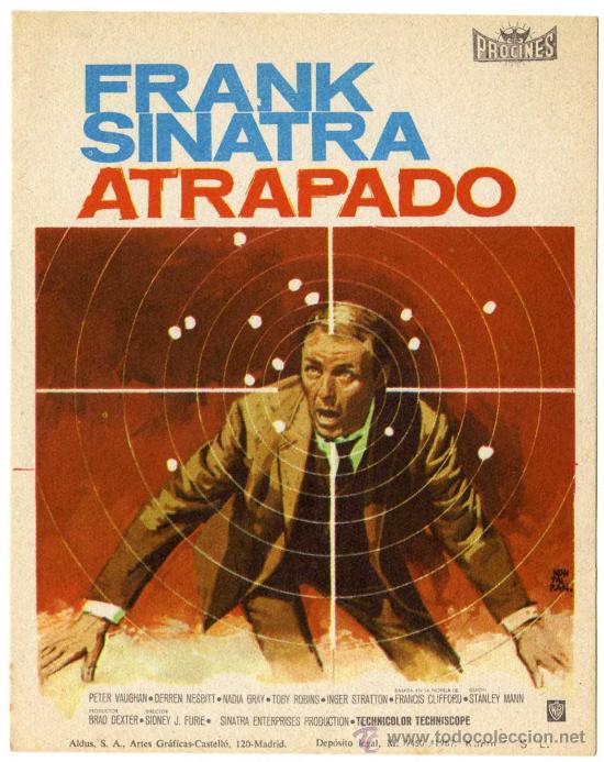 Cine: PROGRAMA CINE - ATRAPADO - FRANK SINATRA - PETER VAUGHAN - DERREN NESBITT - Foto 1
