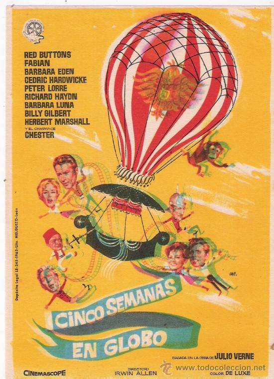 Cine: cinco semanas en globo - Foto 1