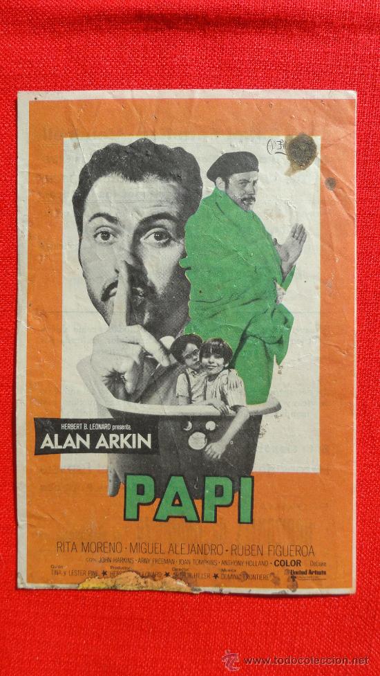 Cine: PAPI, PROGRAMA ORIGINAL CON PUBLICIDAD CINE CASAL FAMILIAR VENDRELL - Foto 1