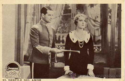 Cine: Ideal cinema. enero 1931. El desfile del amor. programa de mano.