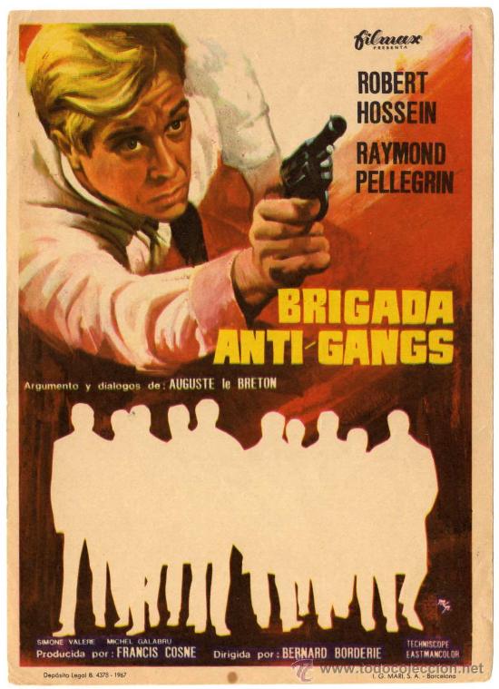 Cine: PROGRAMA CINE - BRIGADA ANTI-GANGS - ROBERT HOSSEIN - RAYMOND PELLEGRIN - Foto 1