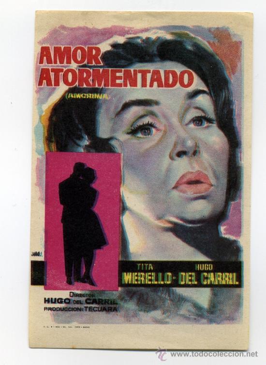 Cine: AMOR ATORMENTADO, con Hugo del Carril. - Foto 1