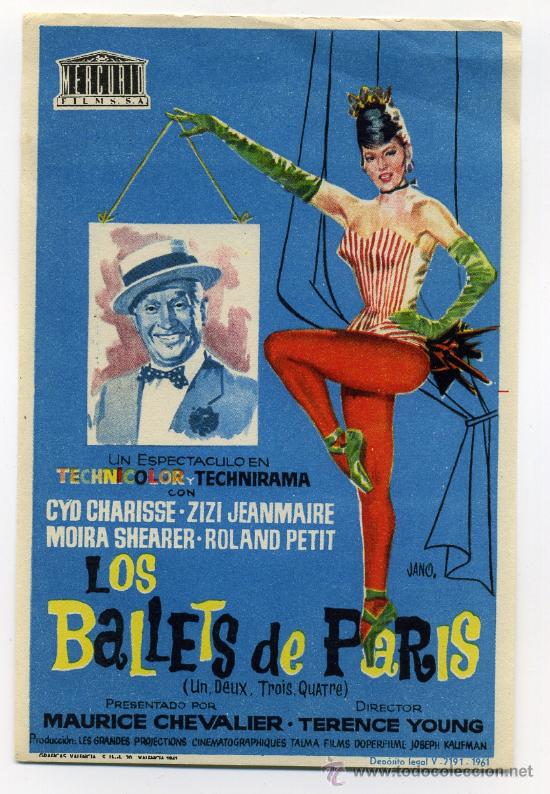 Cine: LOS BALLETS DE PARIS,  con Cyd Charisse. - Foto 1