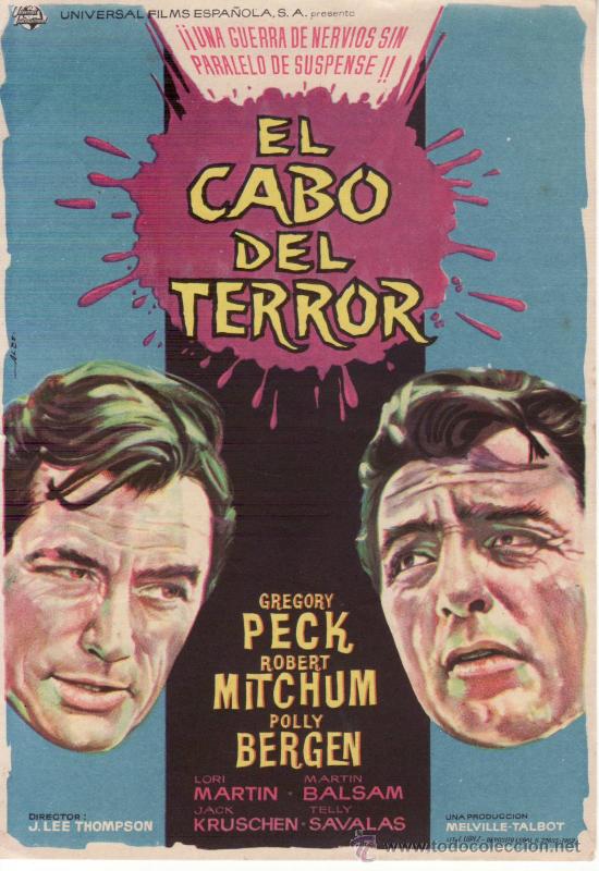 Cine: EL CABO DEL TERROR. GREGORY PECK  ROBERT MITCHUM - Foto 1