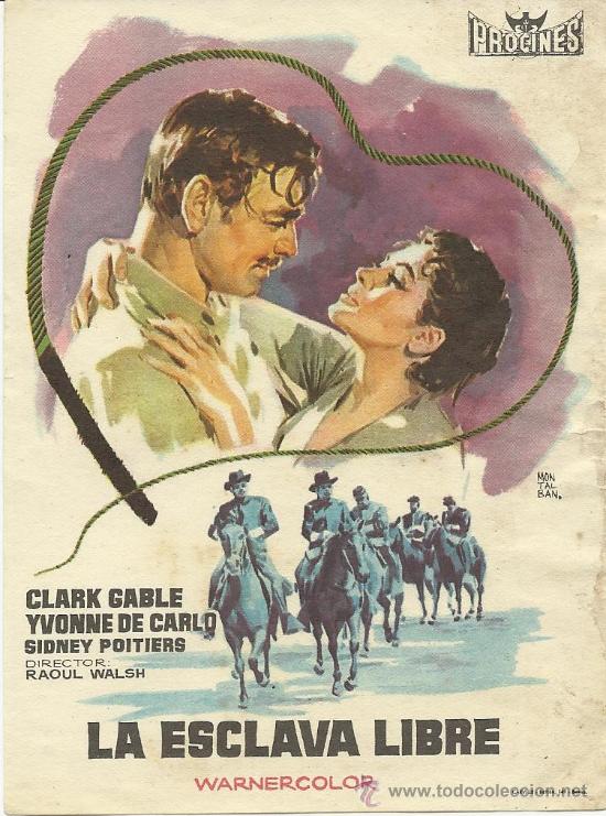 Cine: PROGRAMA DE MANO LA ESCLAVA LIBRE - Foto 1