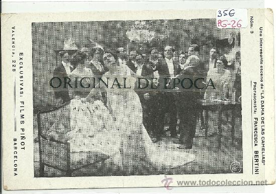 Cine: (PG-26)PROGRAMA DE CINE LA DAMA DE LAS CAMELIAS PROTAGONISTA FRANCESCA BERTINI - Foto 1