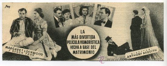 Cine: BODA SOSEGADA, con Margaret Lockwood. - Foto 2