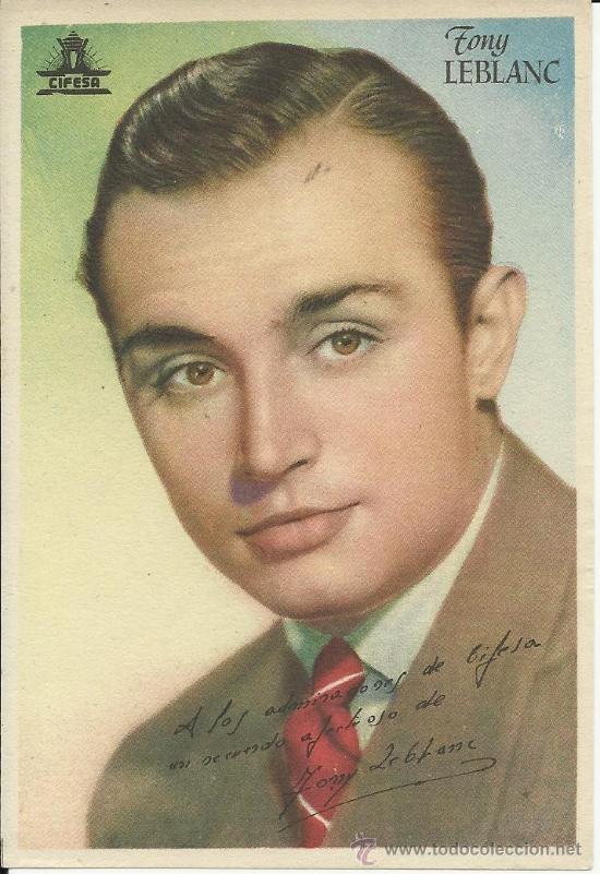 Cine: TONY LEBRANC CON DEDICATORIA - Foto 1