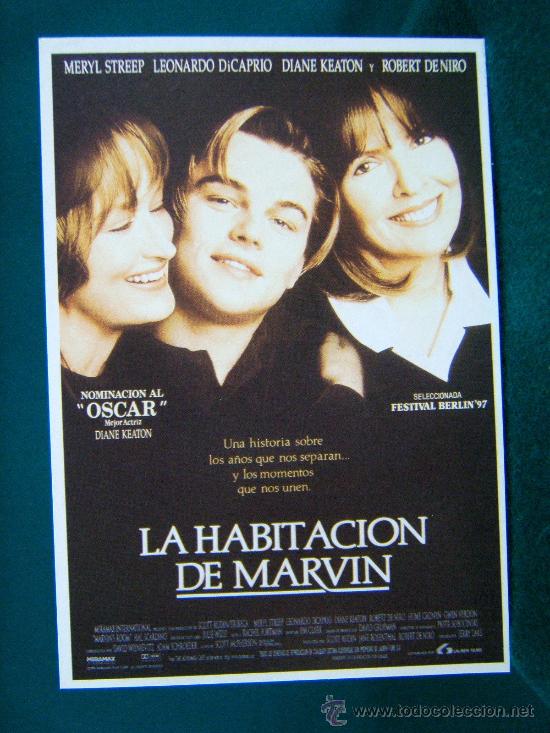 Cine: LA HABITACION DE MARVIN-JERRY ZAKS-MERYL STREEP-LEONARDO DI CAPRIO-ROBERT DE NIRO-1997-PERFECTO.