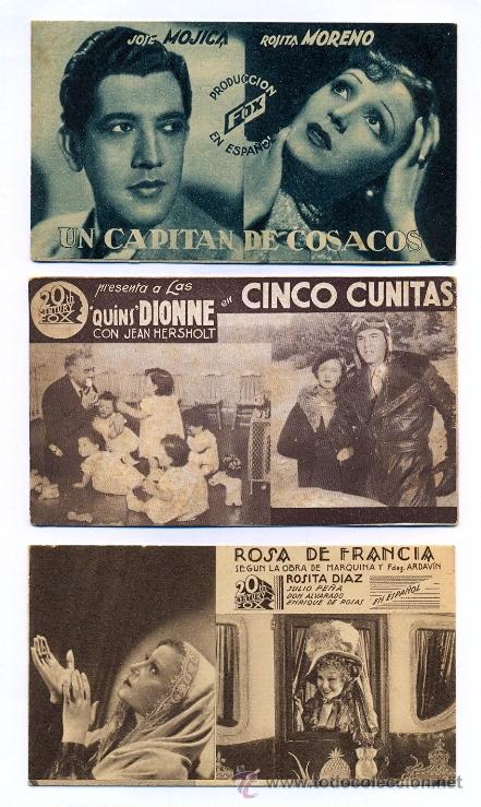 Cine: 3 PROGRAMAS TARJETA A&Ntilde;OS 30 - Foto 1