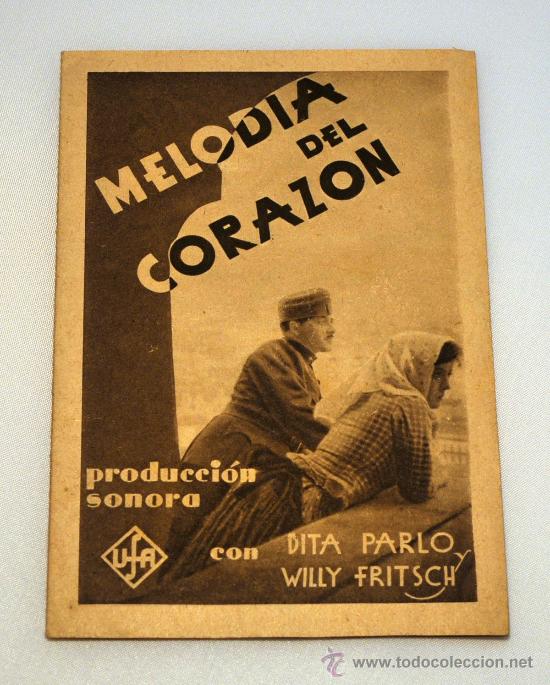 Cine: MELOD&Iacute;A DEL CORAZ&Oacute;N. UFA. PROGRAMA DE CINE. - Foto 1