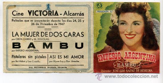 Cine: BAMBU, con Sara Montiel. - Foto 1