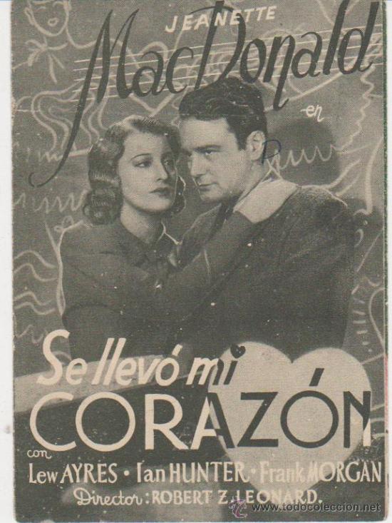 Cine: Se llev&oacute; mi coraz&oacute;n. Doble de MGM. - Foto 1