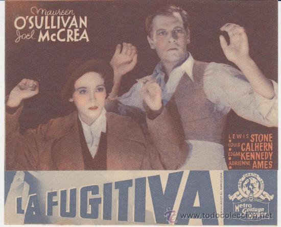 Cine: La fugitiva. Doble de MGM. - Foto 1
