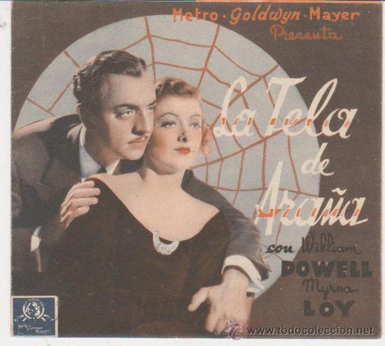 Cine: La Tela de Ara&ntilde;a. Tr&iacute;ptico de MGM. - Foto 1