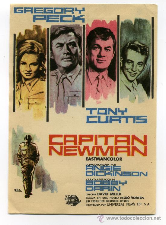 Cine: CAPITAN  NEWMAN, con Gregory Peck.