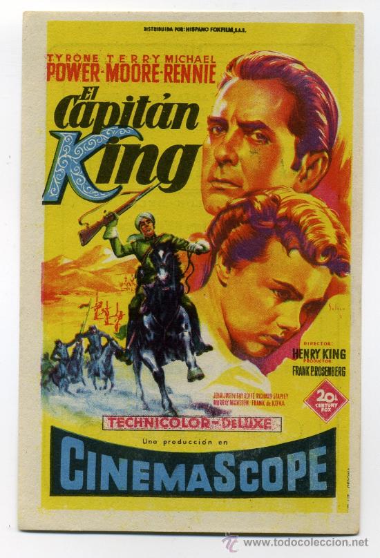Kino: EL CAPITAN KING, con Tyrone Power.
