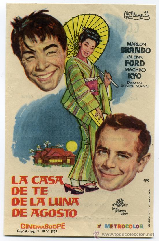 Cine: LA CASA DE TE DE LA LUNA DE AGOSTO, con Marlon Brando.