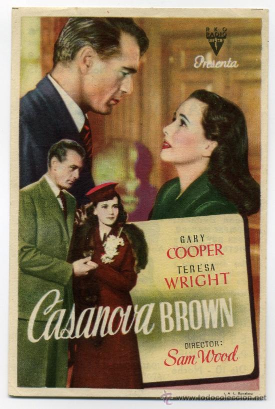 Cine: CASANOVA BROWN, con Gary Cooper. - Foto 1