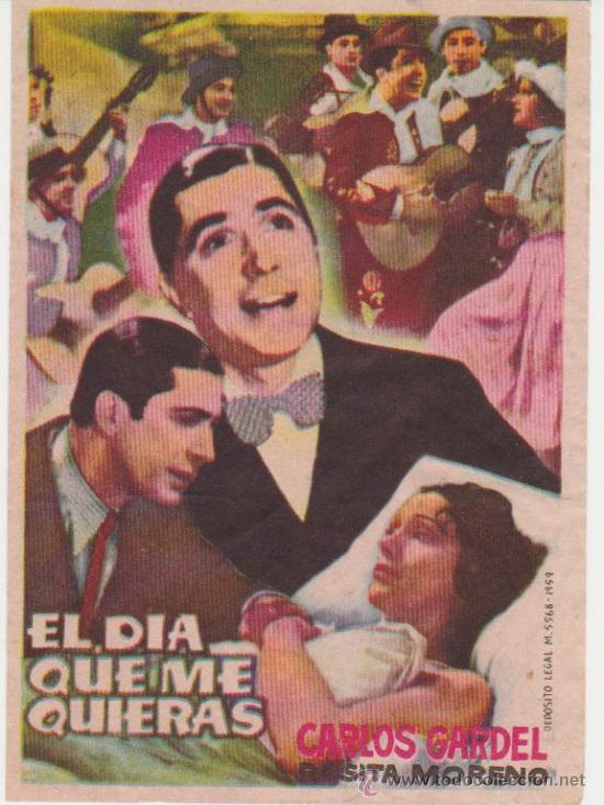 Cine: El D&iacute;a que me quieras. Programa sencillo. - Foto 1