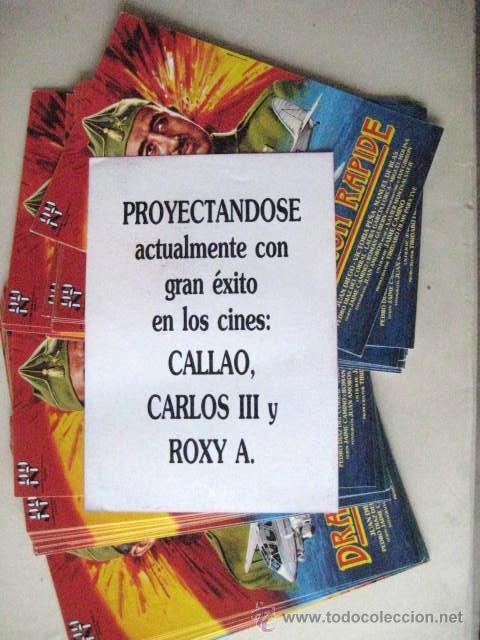 Cine: FOLLETOS DE MANO. DRAGON RAPIDE.1986 . ENVIO GRATIS&iexcl;&iexcl;&iexcl; - Foto 2