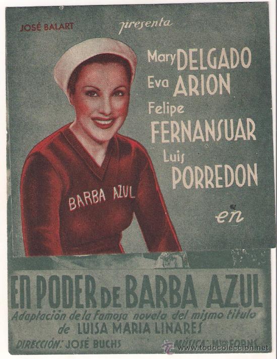 Cine: EN PODER DE BARBA AZUL PROGRAMA DOBLE BALART CINE ESPA&Ntilde;OL MARY DELGADO - Foto 1