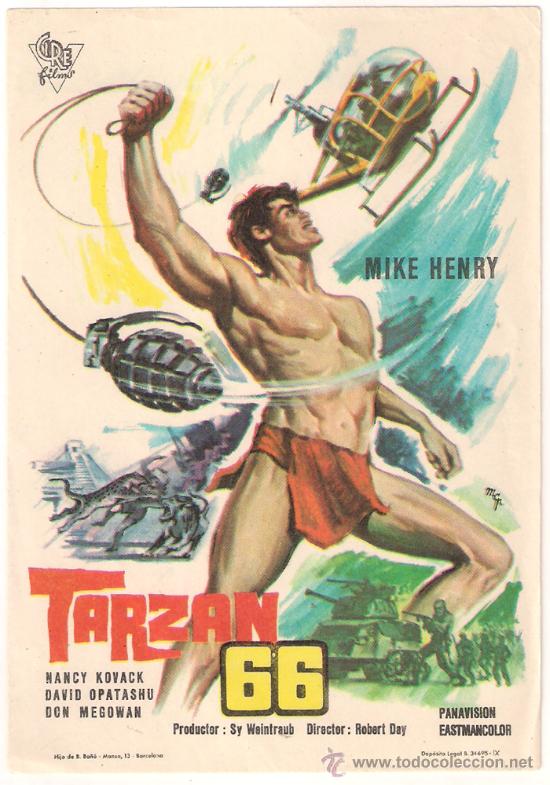 Cine: TARZAN 66 PROGRAMA SENCILLO CIRE MIKE HENRY - Foto 1