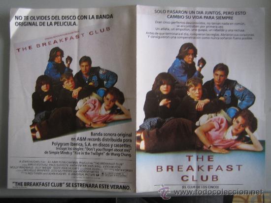 el club de los cinco john hughes ally sheedy - - Buy Flyer of drama movies  on todocoleccion