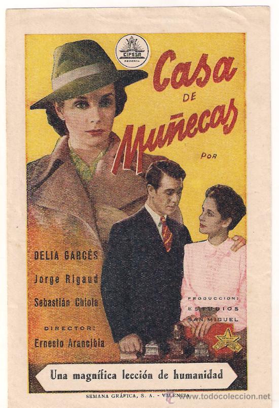 Cine: CASA DE MU&Ntilde;ECAS PROGRAMA SENCILLO CIFESA ERNESTO ARANCIBIA - Foto 1