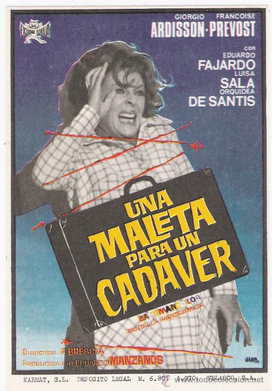 Cine: una maleta para un cadaver